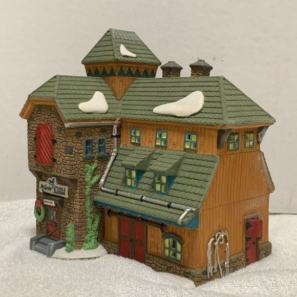 Dept 56 McGrebe Cutters & Sleighs New England Village Lighted Building - 1991 - Picture 10 of 12